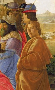 Detalhe da Adoração dos Magos (tempera no painel) (ver também 395)